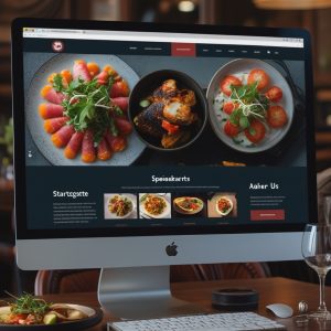 Restaurant-Website mit fünf Seiten – Startseite, Speisekarten, Über uns, Galerie, Kontakt