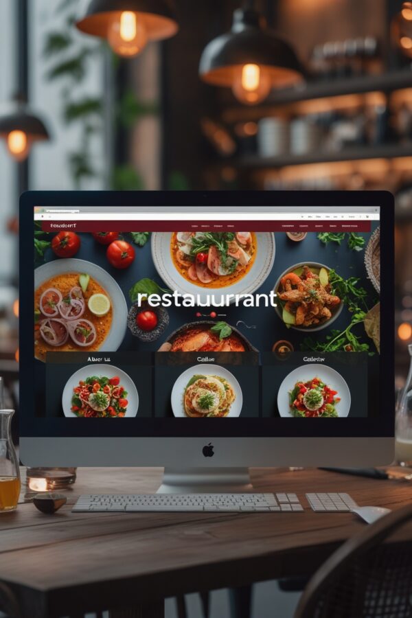 Kontaktseite für Restaurants mit Adresse, Telefon und Kontaktformular