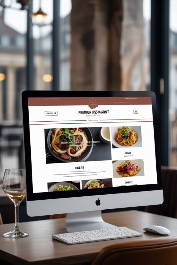 Premium Restaurant-Website mit Onlineshop für Essensbestellungen und Zahlungsoptionen