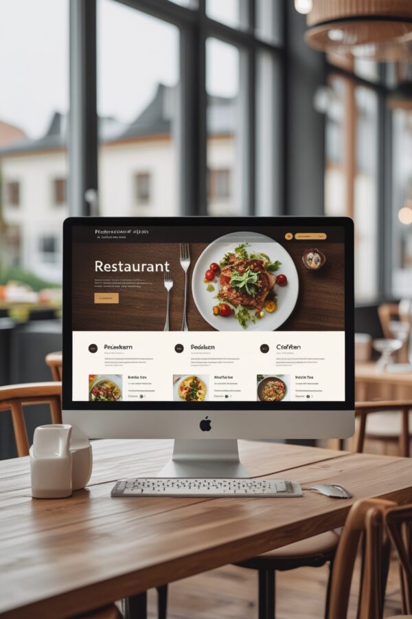 Bestellübersicht und Checkout-Prozess auf einer Premium Restaurant-Website
